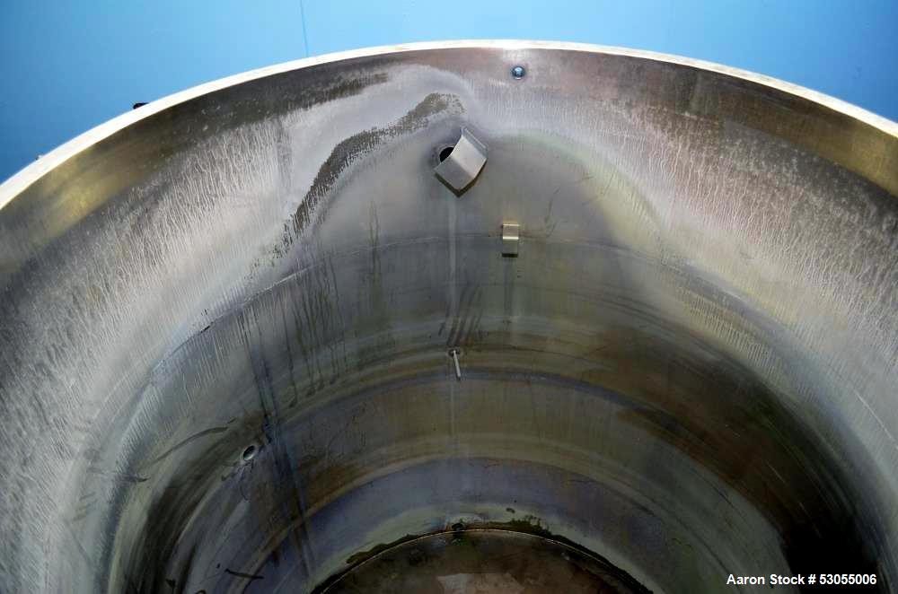 Used- 700 Gallon Specific Mechanical Systems 304 S/S Vertical Single Wall Insulated Tank. Open Top, Flat Bottom. 65 in Strai...