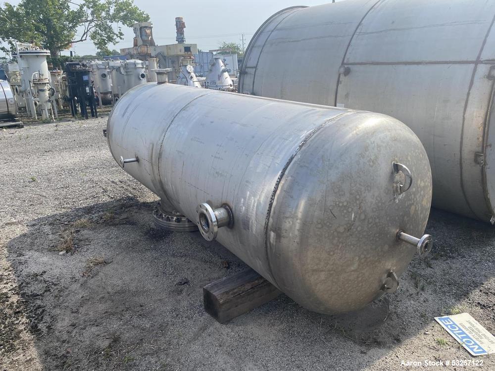 Used Steel Fabricators 316L Stainless Steel Air Receiver Tank – 900 Gallon | 150 PSI | Built 2005