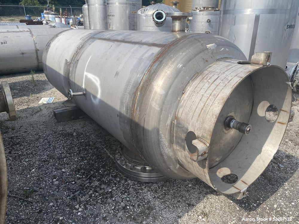 Used Steel Fabricators 316L Stainless Steel Air Receiver Tank – 900 Gallon | 150 PSI | Built 2005