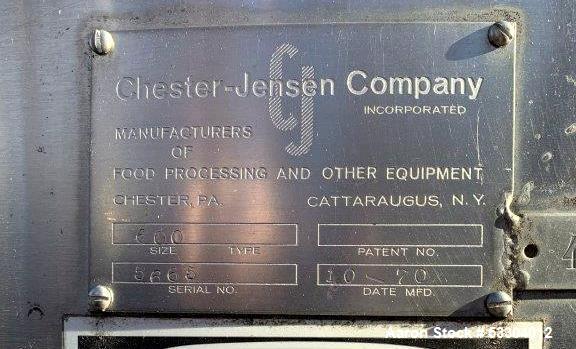 Chester-Jensen 600 Gallon Mix Tank