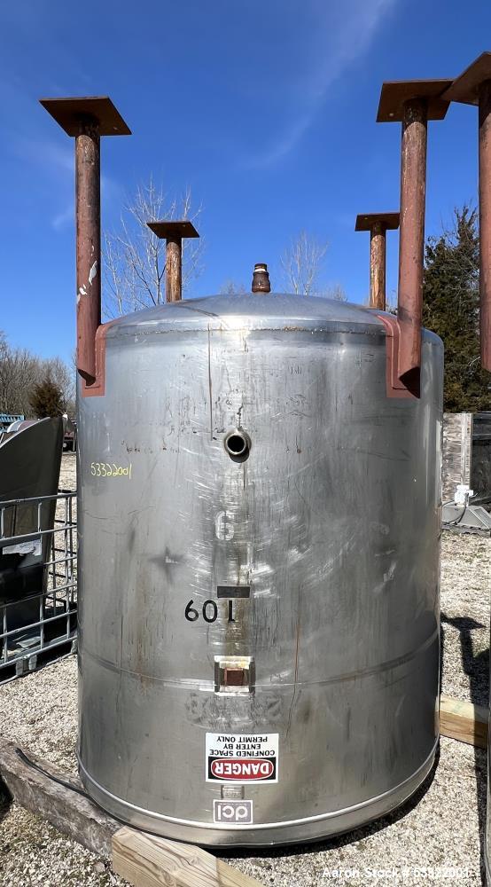 DCI Tank, 1,000 Gallon Capacity, Stainless Steel