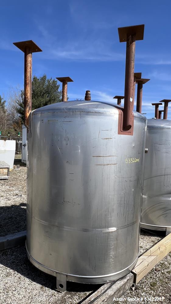 DCI Tank, 1,000 Gallon Capacity, Stainless Steel
