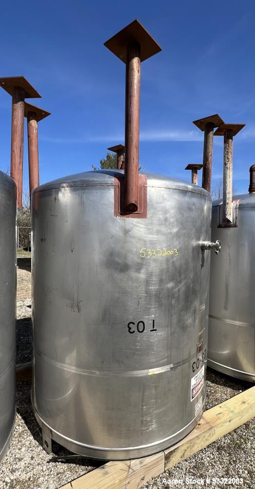 DCI Tank, 1,000 Gallon Capacity, Stainless Steel