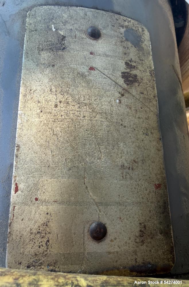 Used 750 Gallon Stainless Steel Vertical Mix Tank – Dual Turbine & Emulsifier (N