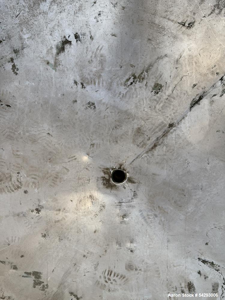 Used Approximately 750 Gallon 304 Stainless Steel Open Top Storage Tank – Vertic