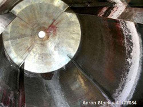 Used Will Flow kettle, 750 gallon, 316 stainless steel, vertical. 48" diameter x 94" straight side. Open top, no cover, dished bottom. Dimple jacket rated 55 psi at 300 deg F. Removable stainless ste...