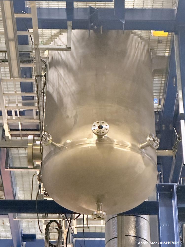 Unused ADM Stainless, Type 48" OD C-110 Separator, Model C.V.  891 gallon, approximately 48" diameter x 103" straight side.  Vertical, 304 stainless steel.  600/FV PSIG at -20 to  350 degreesF. Seria...