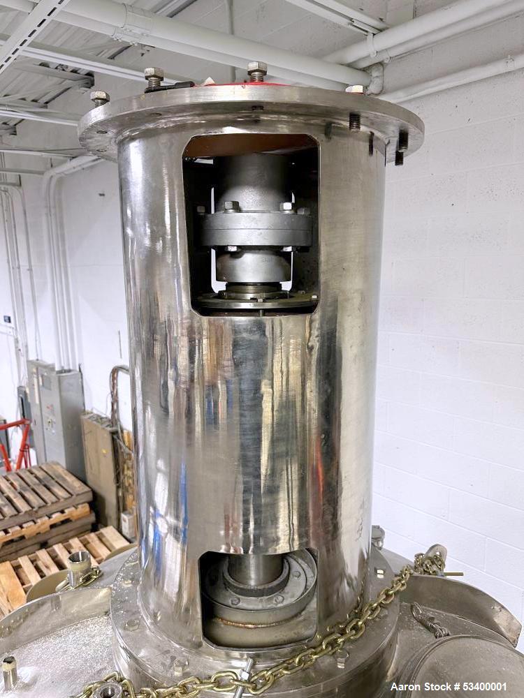 Used- ACE Stainless Steel Jacketed Mix Tank, Model ACE-M. 2500 L (660 gallon) capacity. 0-110 degree C (32-230 degree F) wor...