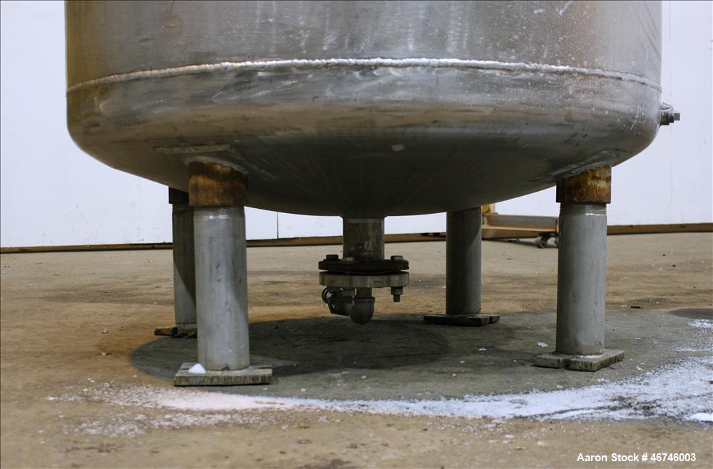 Used Merck & Co Inc Tank, Approximately 500 Gallon, 316 Stainless Steel, Vertic