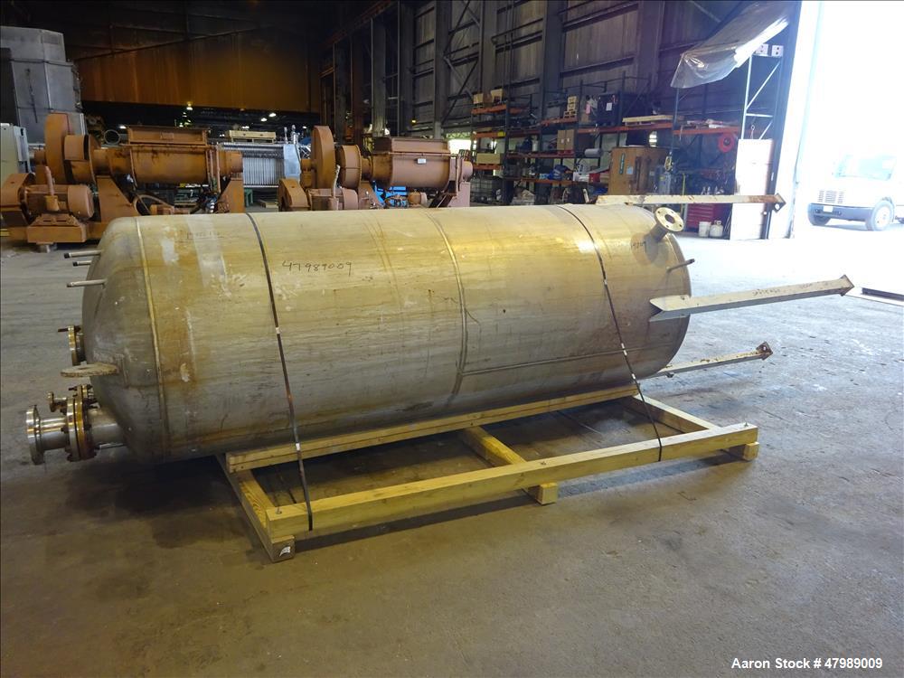 Used Alloy Fabricators Pressure Tank. Approximate 850 Gallon, 304 Stainless Ste