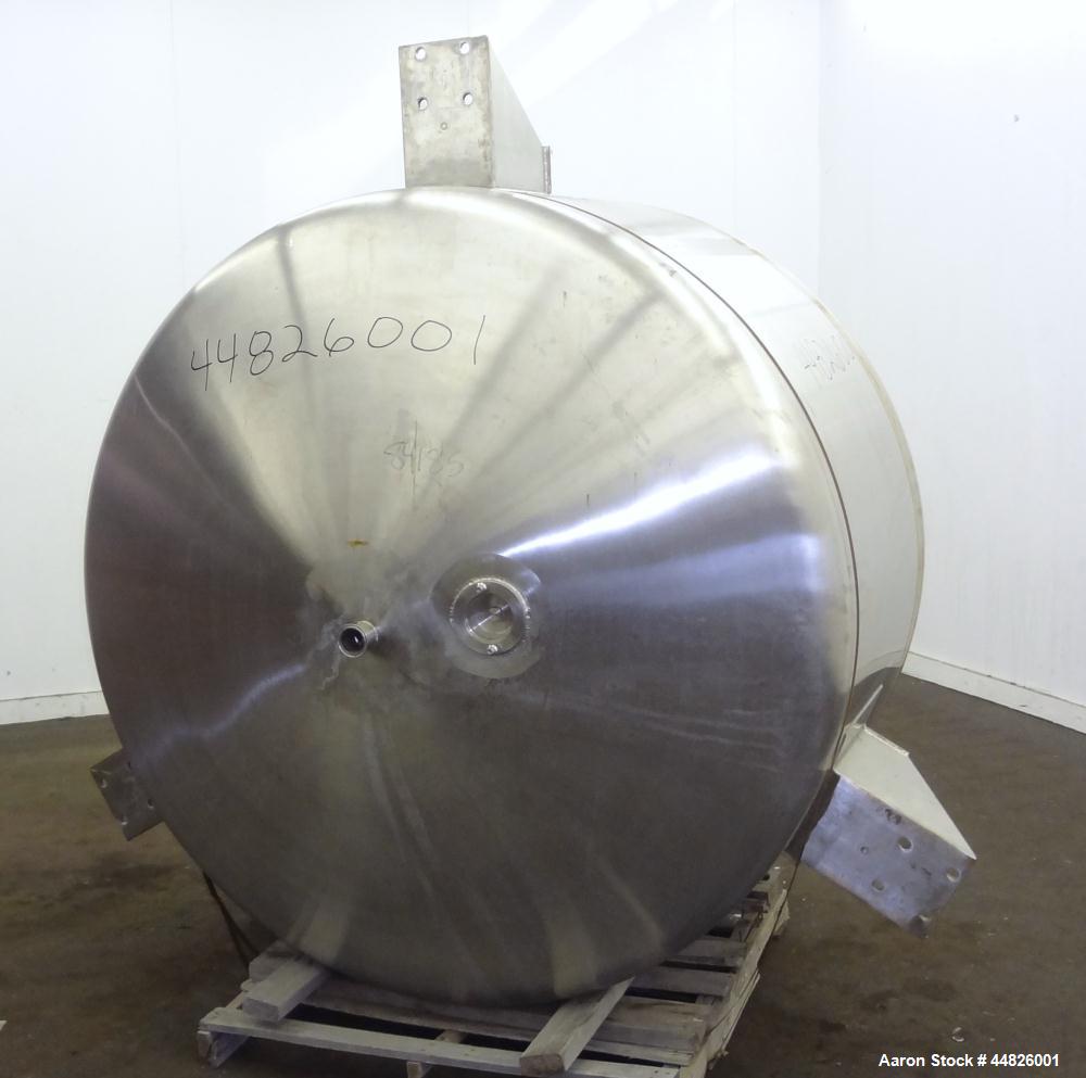 Used-  600 Gallon Stainless Steel Apache Stainless Pressure Tank