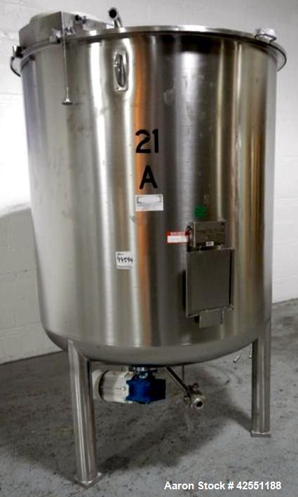 Used 689 Gallon Stainless Steel Bolz Mixing Tank, Model BE502