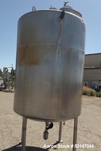 Used C.E. Howard 850 Gallon Stainless Steel Jacketed Tank – 304 SS, ASME Rated