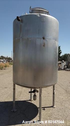 Used C.E. Howard 850 Gallon Stainless Steel Jacketed Tank – 304 SS, ASME Rated