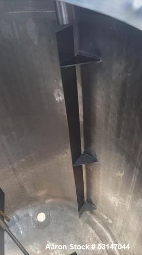 Used C.E. Howard 850 Gallon Stainless Steel Jacketed Tank – 304 SS, ASME Rated