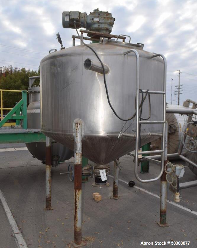 Used- Cherry-Burrell 750 Gallon Super Mixer Tank