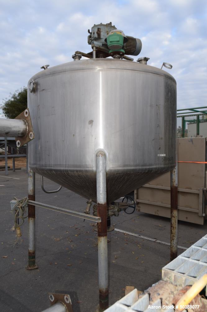 Used- Cherry-Burrell 750 Gallon Super Mixer Tank