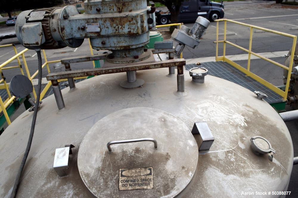 Used Cherry-Burrell 750 Gallon Super Mixer Tank