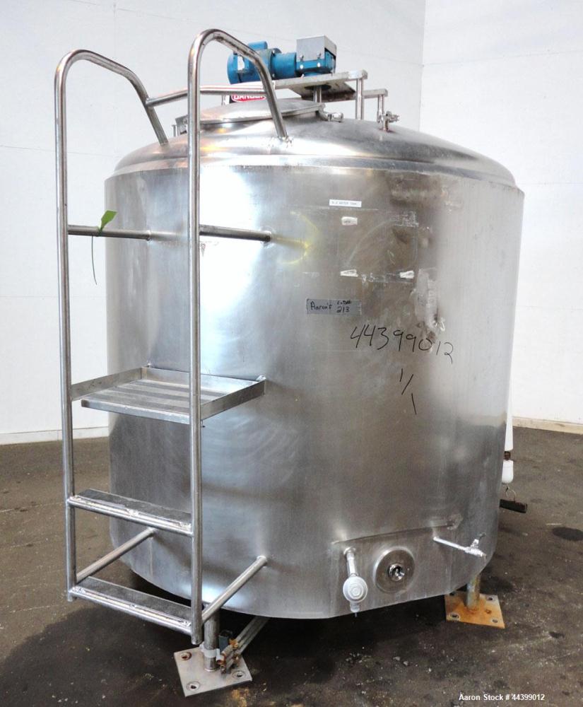 Used- 800 Gallon Stainless Steel Cherry-Burrell Processor Kettle
