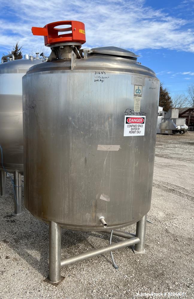 Cherry Burrell 575 Gallon Jacketed Tank