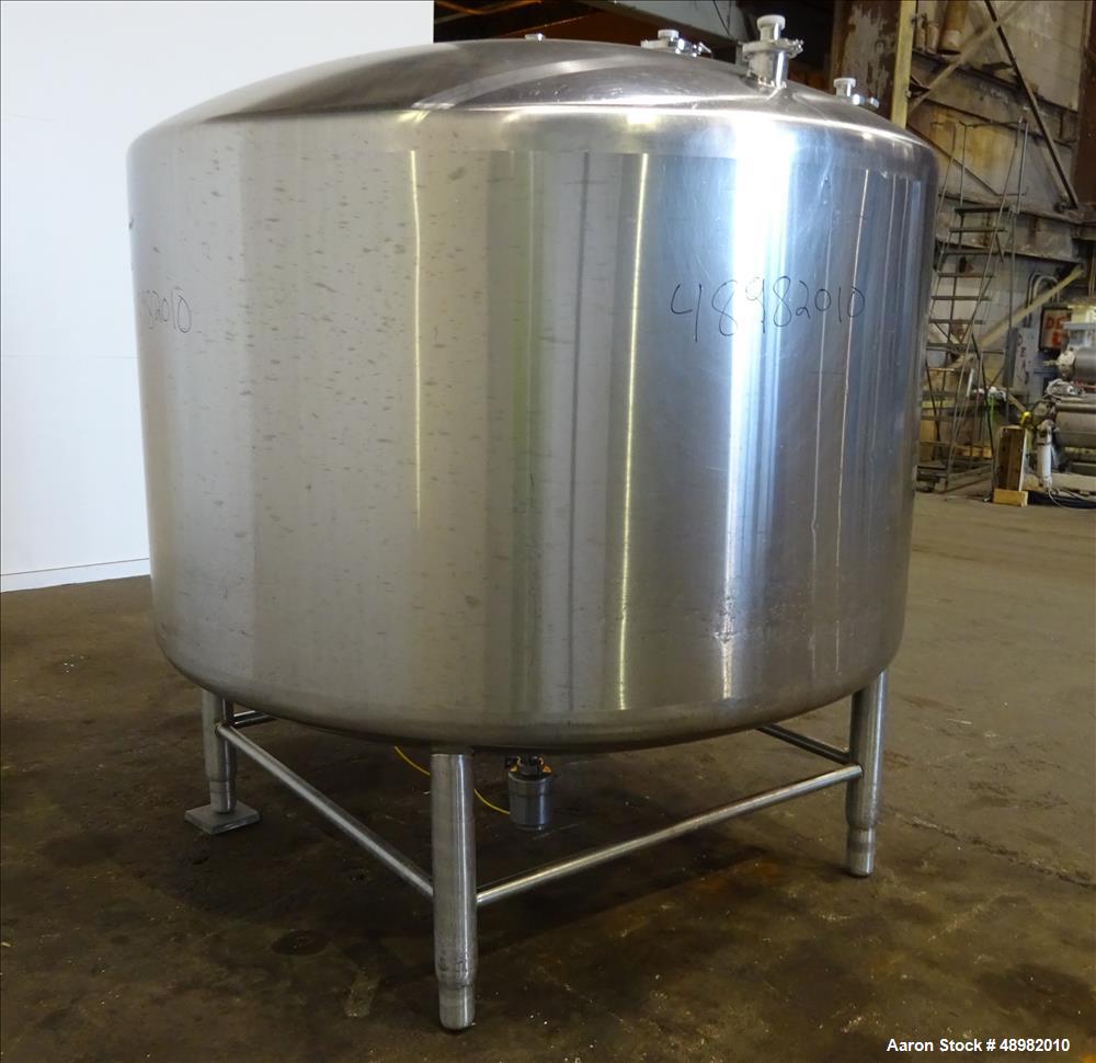 Used- DCI Tank, 800 Gallon, 316 Stainless Steel, Vertical.