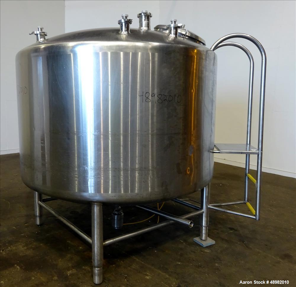 Used DCI Tank, 800 Gallon, 316 Stainless Steel, Vertical.