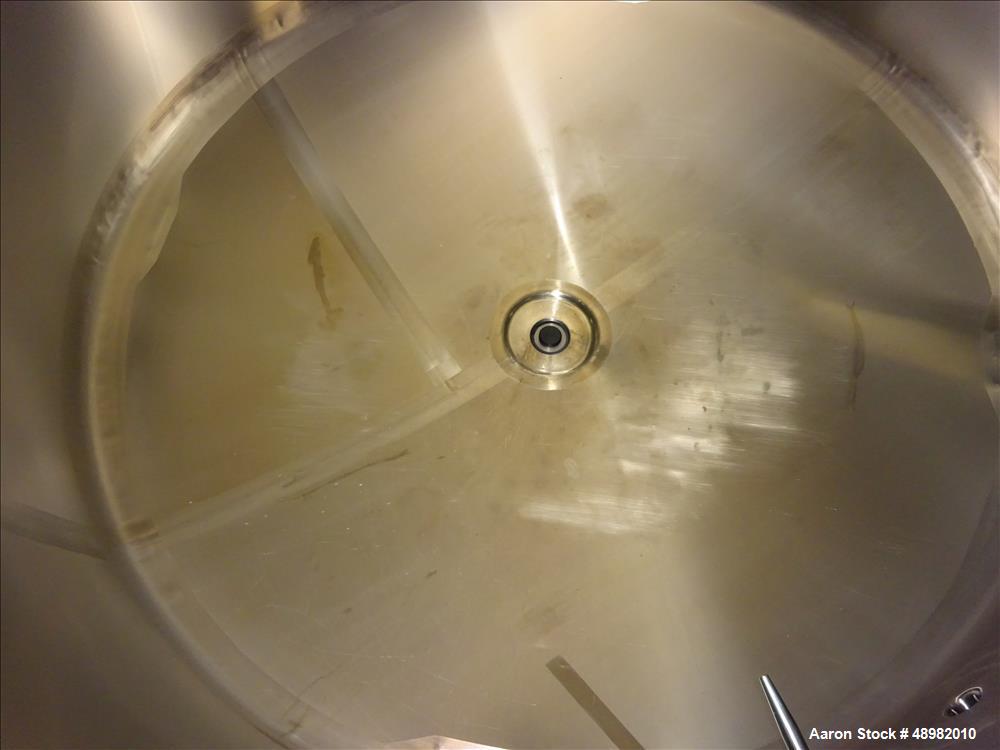 Used DCI Tank, 800 Gallon, 316 Stainless Steel, Vertical.