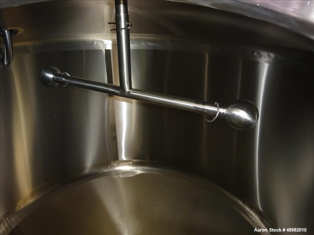 Used- DCI Tank, 800 Gallon, 316 Stainless Steel, Vertical.