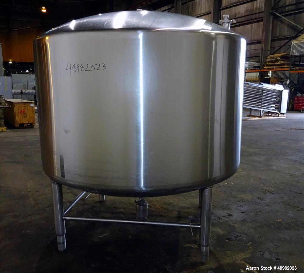 Used DCI Tank, 800 Gallon, 316 Stainless Steel, Vertical.