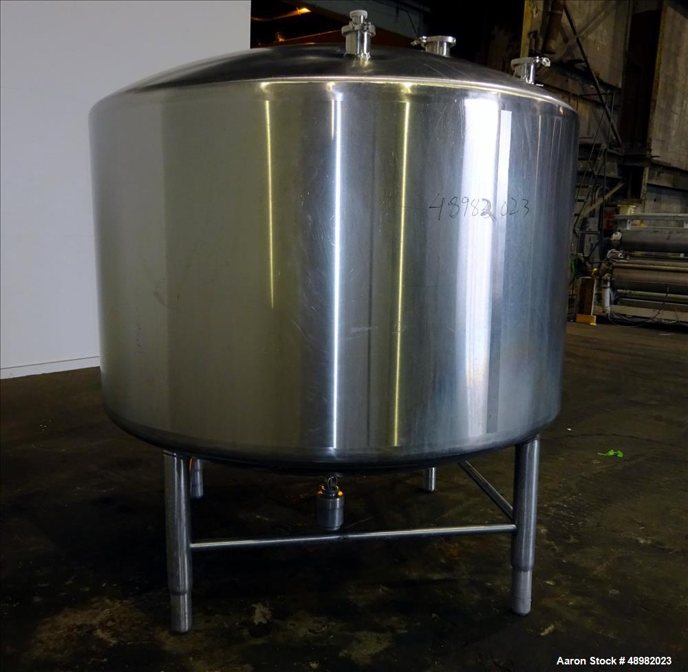 Used DCI Tank, 800 Gallon, 316 Stainless Steel, Vertical.