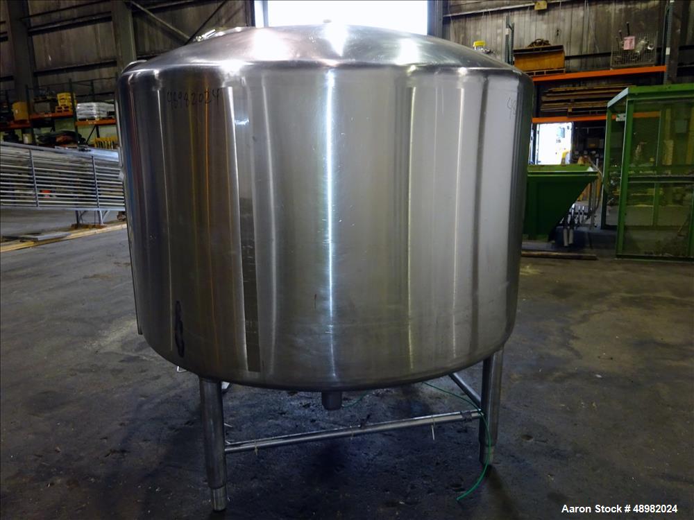 Used DCI Tank, 800 Gallon, 316 Stainless Steel, Vertical.