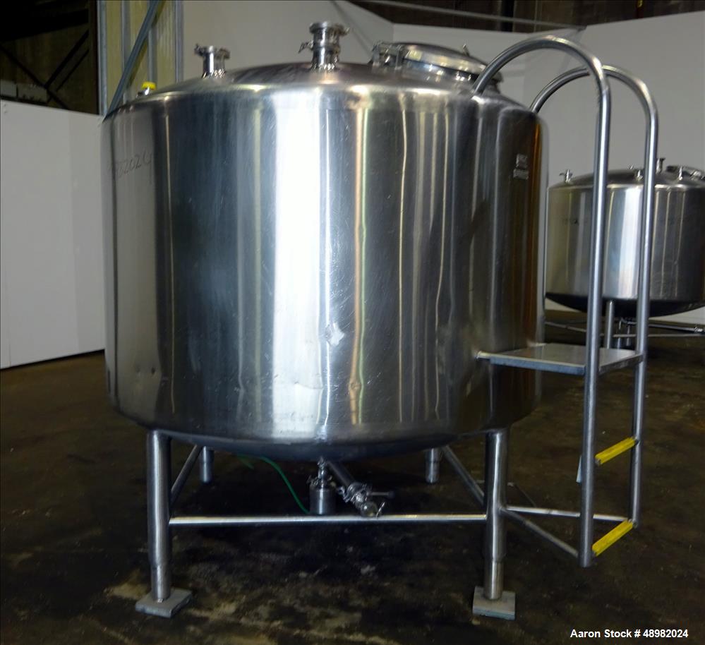 Used DCI Tank, 800 Gallon, 316 Stainless Steel, Vertical.