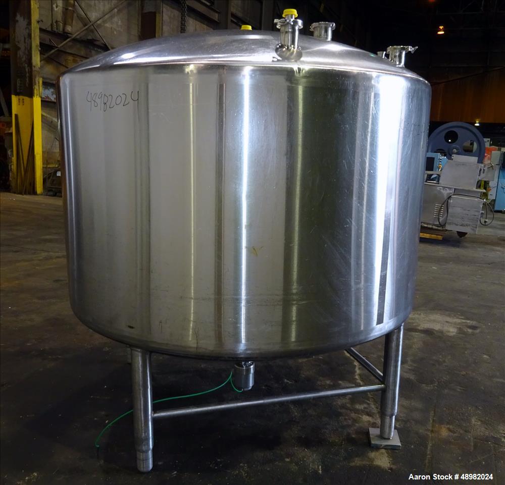 Used DCI Tank, 800 Gallon, 316 Stainless Steel, Vertical.
