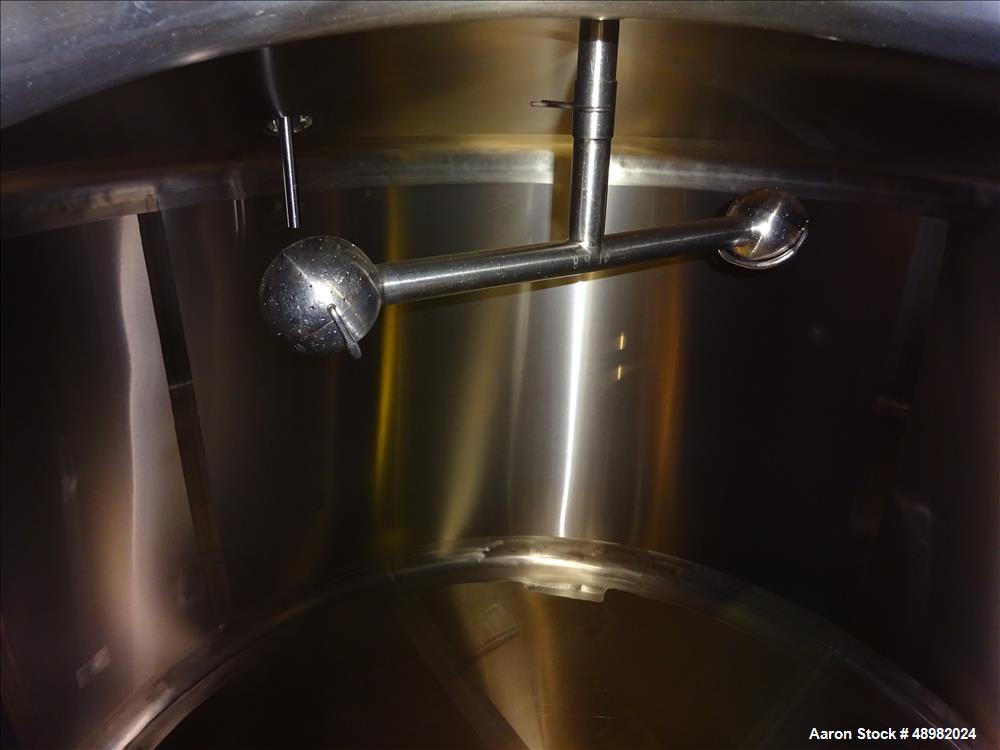 Used DCI Tank, 800 Gallon, 316 Stainless Steel, Vertical.