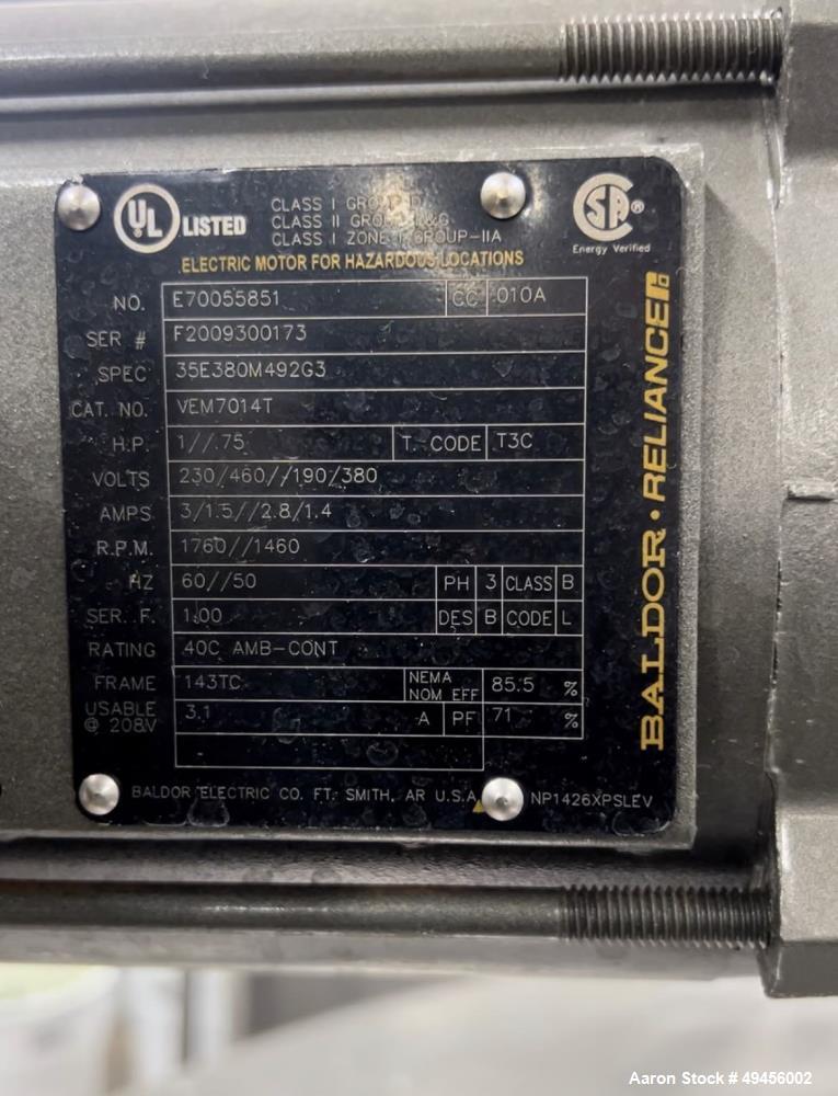 Used DCI Jacketed Tank, 900 Gallon