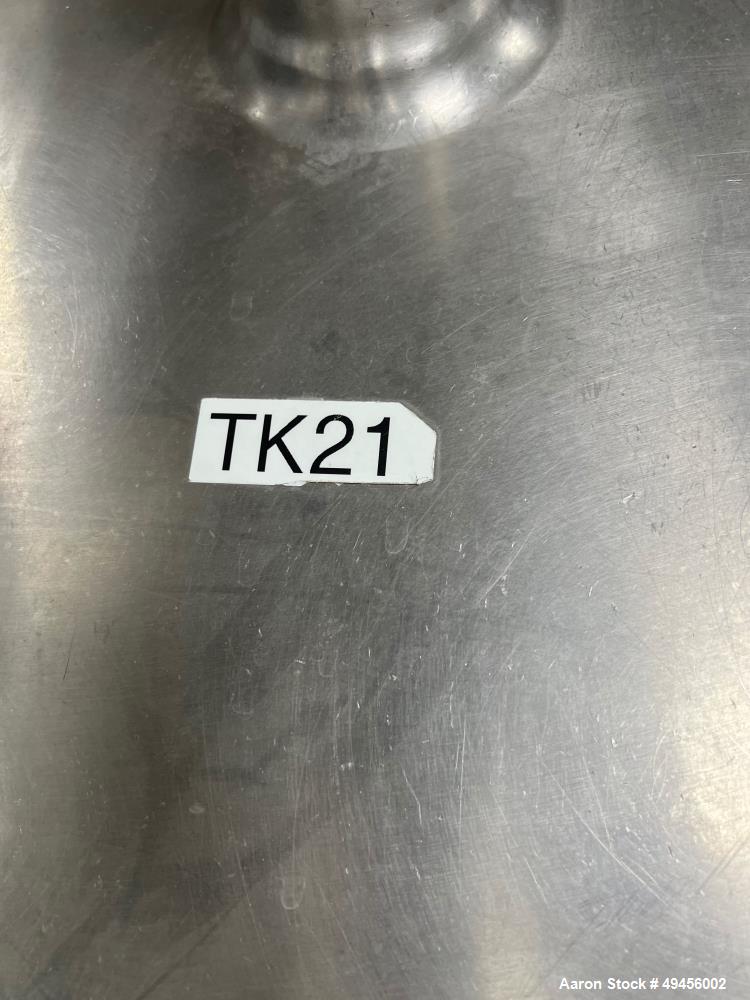 Used DCI Jacketed Tank, 900 Gallon
