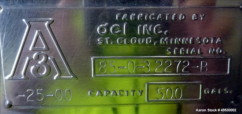 Used DCI 500 Gallon Cooker / Mixer