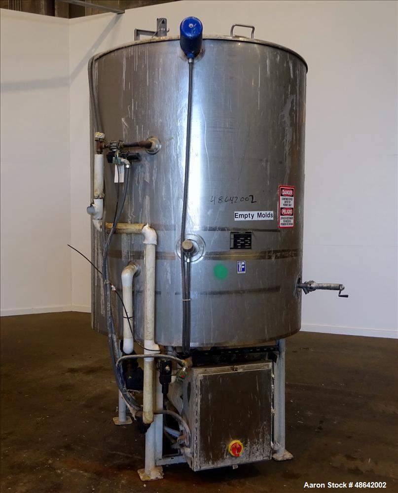 Used Feldmeier Tank, Approximate 650 Gallons, 304 Stainless Steel, Ver