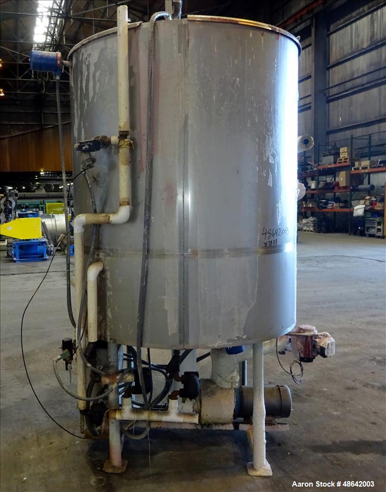 Used Feldmeier Jacketed Tank, Approximate 650 Gallons, 304 Stainless Steel, Ver