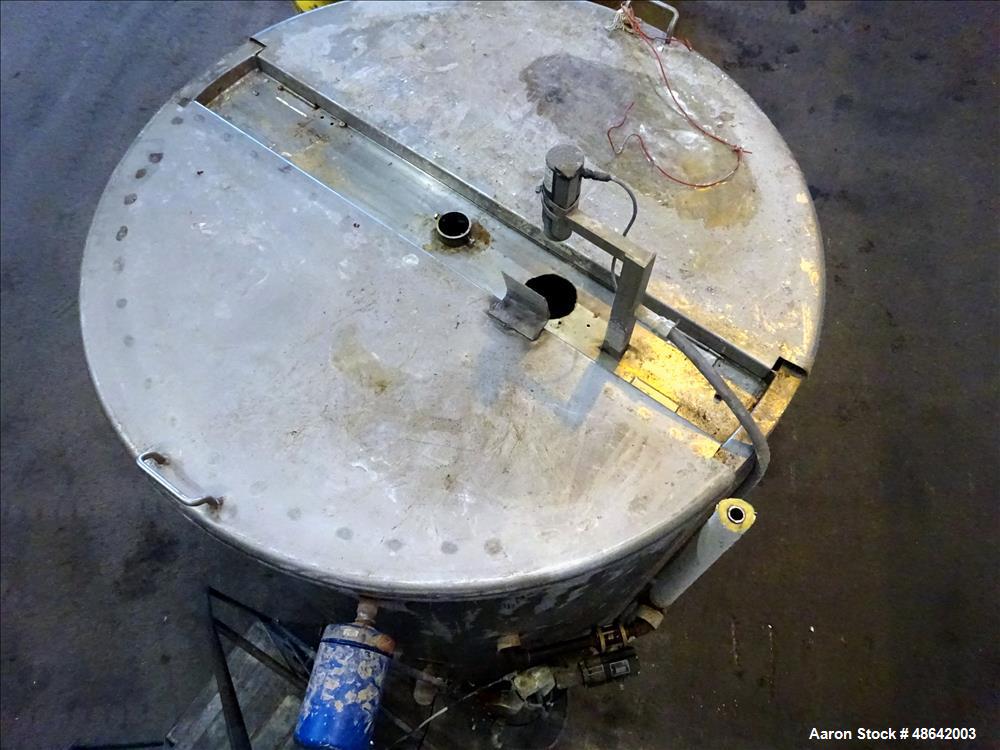 Used Feldmeier Jacketed Tank, Approximate 650 Gallons, 304 Stainless Steel, Ver