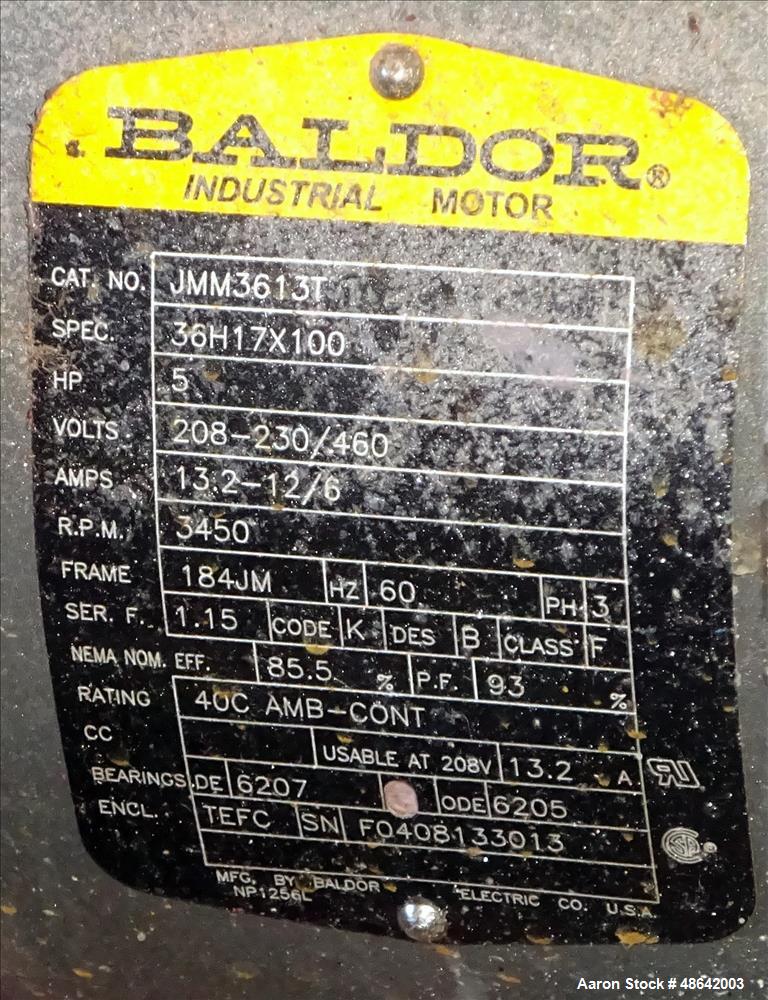 Used Feldmeier Jacketed Tank, Approximate 650 Gallons, 304 Stainless Steel, Ver