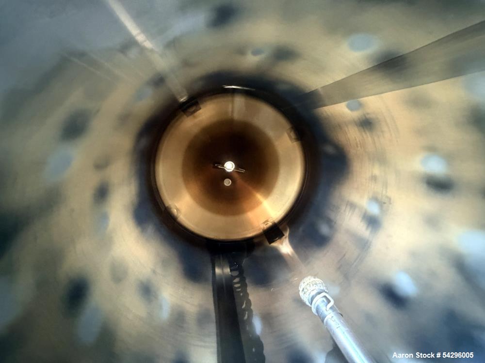 Used Feldmeier 600 Gallon Stainless Steel Tank – Vertical Cone Bottom Vessel wit