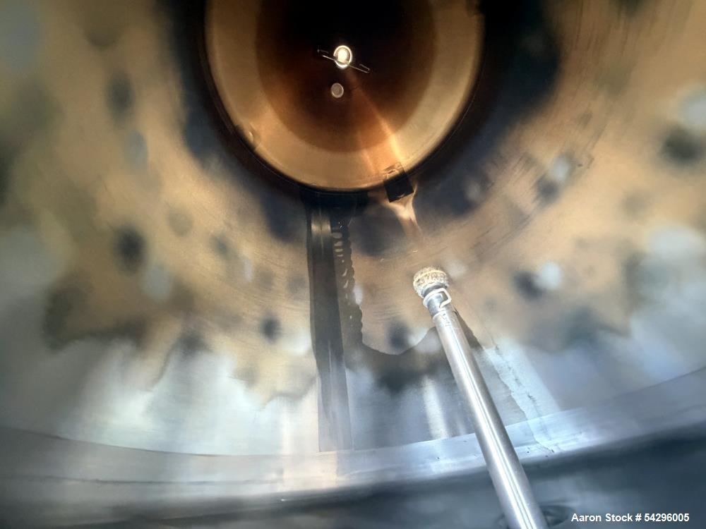 Used Feldmeier 600 Gallon Stainless Steel Tank – Vertical Cone Bottom Vessel wit