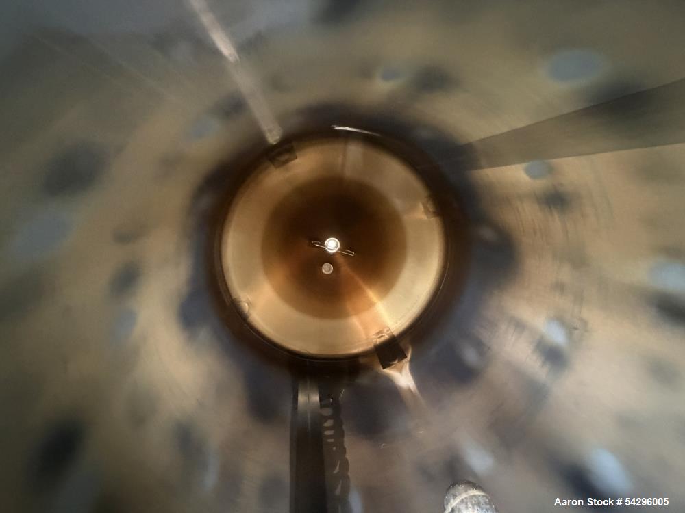 Used Feldmeier 600 Gallon Stainless Steel Tank – Vertical Cone Bottom Vessel wit