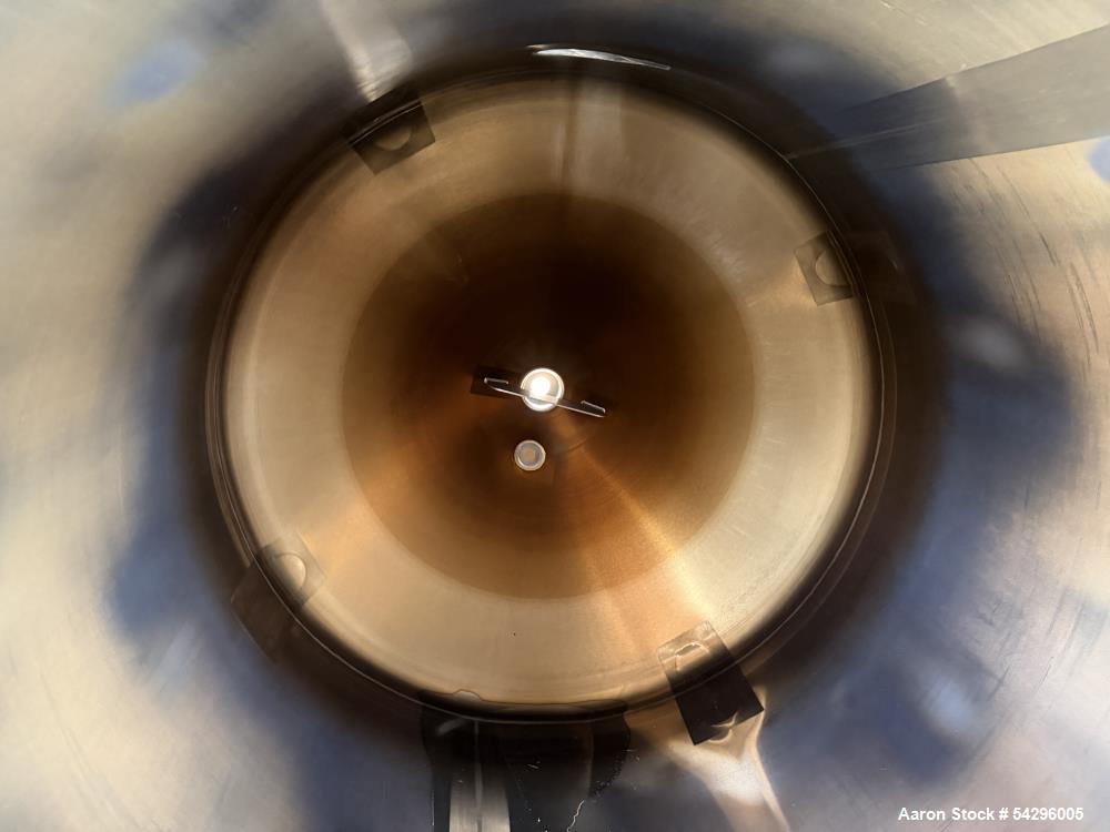 Used Feldmeier 600 Gallon Stainless Steel Tank – Vertical Cone Bottom Vessel wit