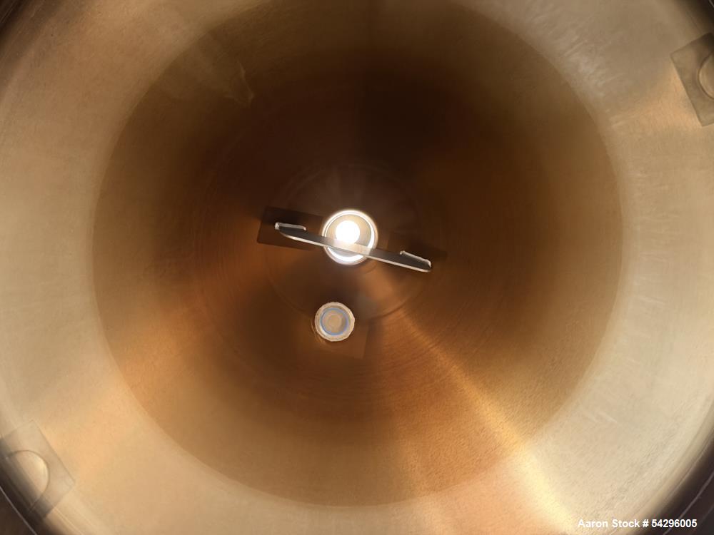 Used Feldmeier 600 Gallon Stainless Steel Tank – Vertical Cone Bottom Vessel wit