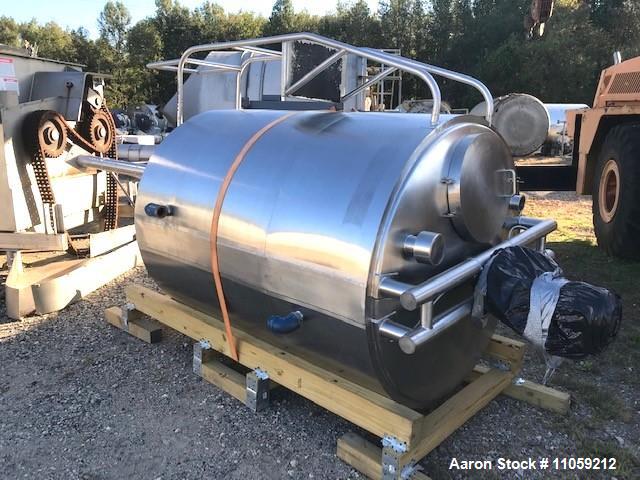 Used- Grace/Rietz 700 Gallon Jacketed Processing Tank/Kettle with Sweep Mixer