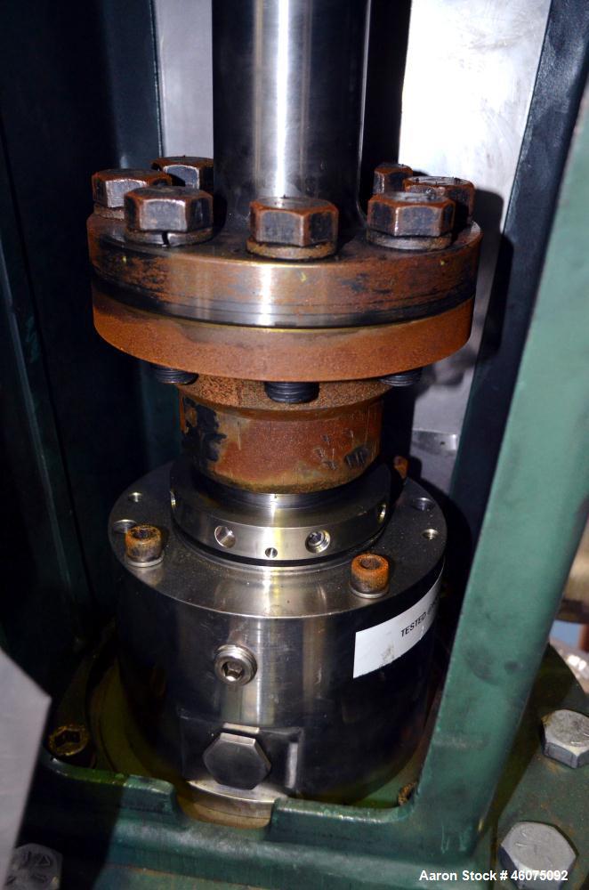 Used Hebeler Pressure Tank, 700 Gallon, 304L Stainless Steel, Vertical. 48" Diameter x 81" straight side, 2:1 elliptical top & bottom. Internal rated 80/Full Vacuum at -20 to 200 degrees F. Top enter...