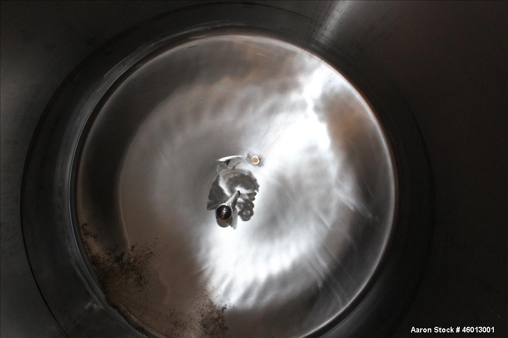 Used JV Northwest Inc. Tank, 600 Gallon, 304 Stainless steel, Vertical. Approximate 48" diameter x 72" straight side. Dished heads. Spray ball. Openings 22" X 16" man way with cover, top (2) 3/4" tri...