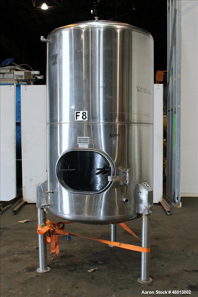 Used- JV Northwest Inc. Tank, 600 Gallon, 304 Stainless Steel